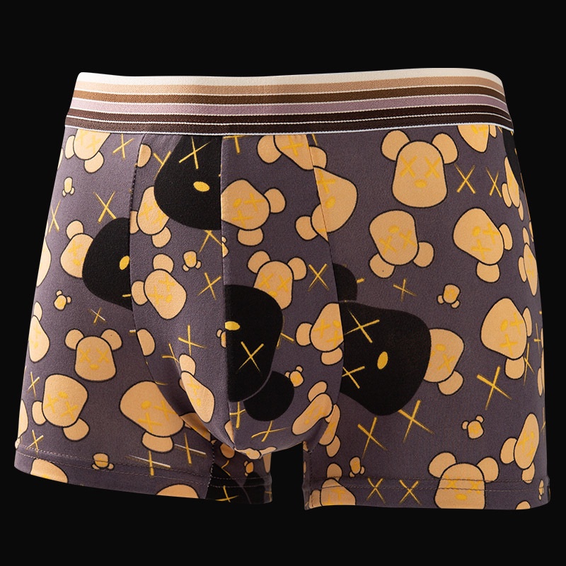 Quần Lót Boxer Họa Tiết Hổ Hoạt Hình Cá Tính Cho Nam