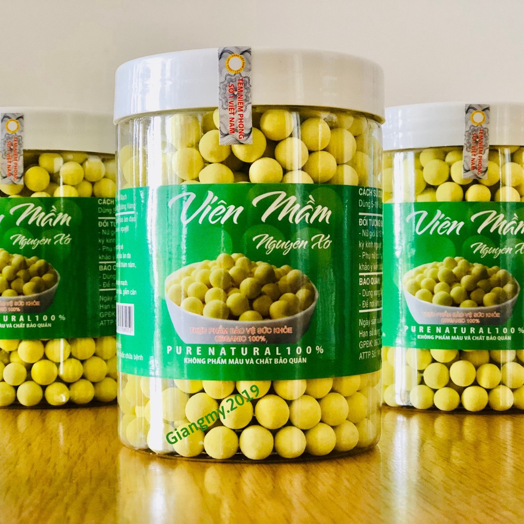 Sỉ 500g Viên Mầm Đậu Nành Nguyên Xơ, Nở Ngực Tăng Vòng 1, Đẹp Da, Bổ Sung Nội Tiết Tố Nữ có Chứng Nhận An Toàn Thực Phẩm