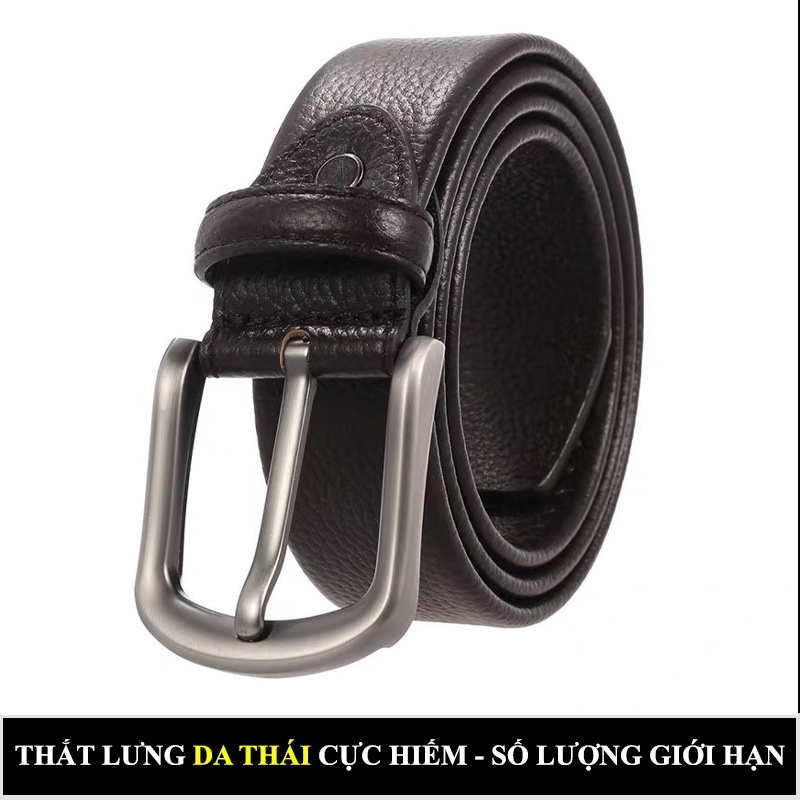 Thắt lưng nam da PU, Dây nịt phong cách Hàn Quốc khóa ghim cổ điển ELLE HOMME - TL18