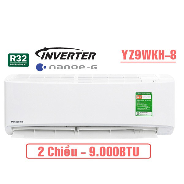 Điều hòa Panasonic  2 chiều 9000BTU Inverter YZ9WKH-8