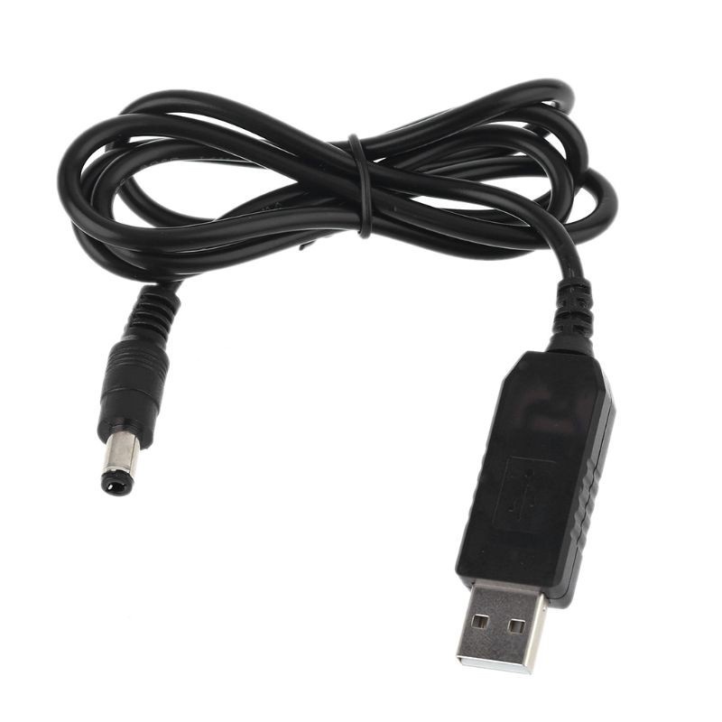 Dây Cáp Tăng Áp Qc 3.0 Usb Sang Dc 12v 1.5a 5.5x2.1mm Cho Thiết Bị Wifi / Đèn Led 12v Tiện Dụng
