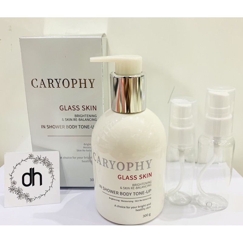 Kem dưỡng body trắng da toàn thân Glass Skin Caryophy 300g