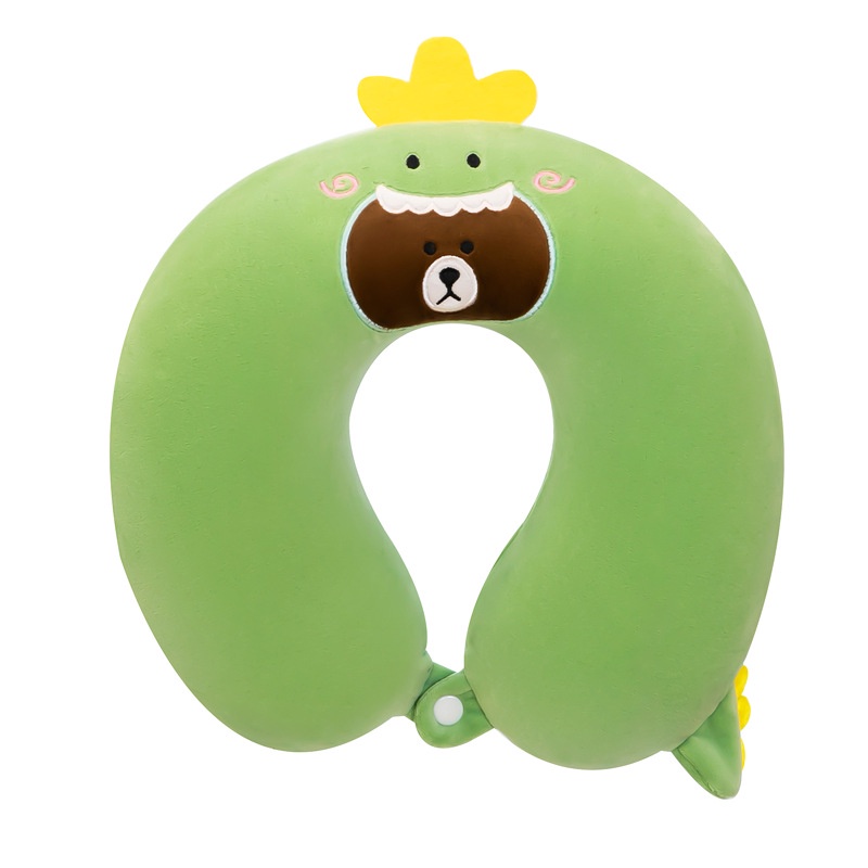 Gối chữ U kê cổ chống đau mỏi vai gáy khi đi du lịch, ngồi văn phòng hình thú giao ngẫu nhiên