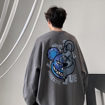 Áo Longsleeves Oversize Jue, JACKLANE, Áo nỉ chui đầu Unisex Jack Lane