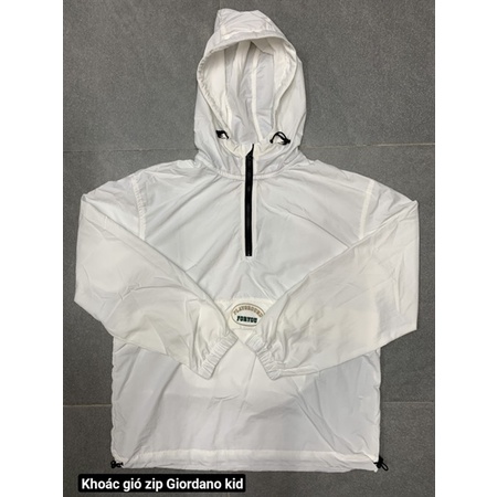 Khoác gió zip Giordano kid