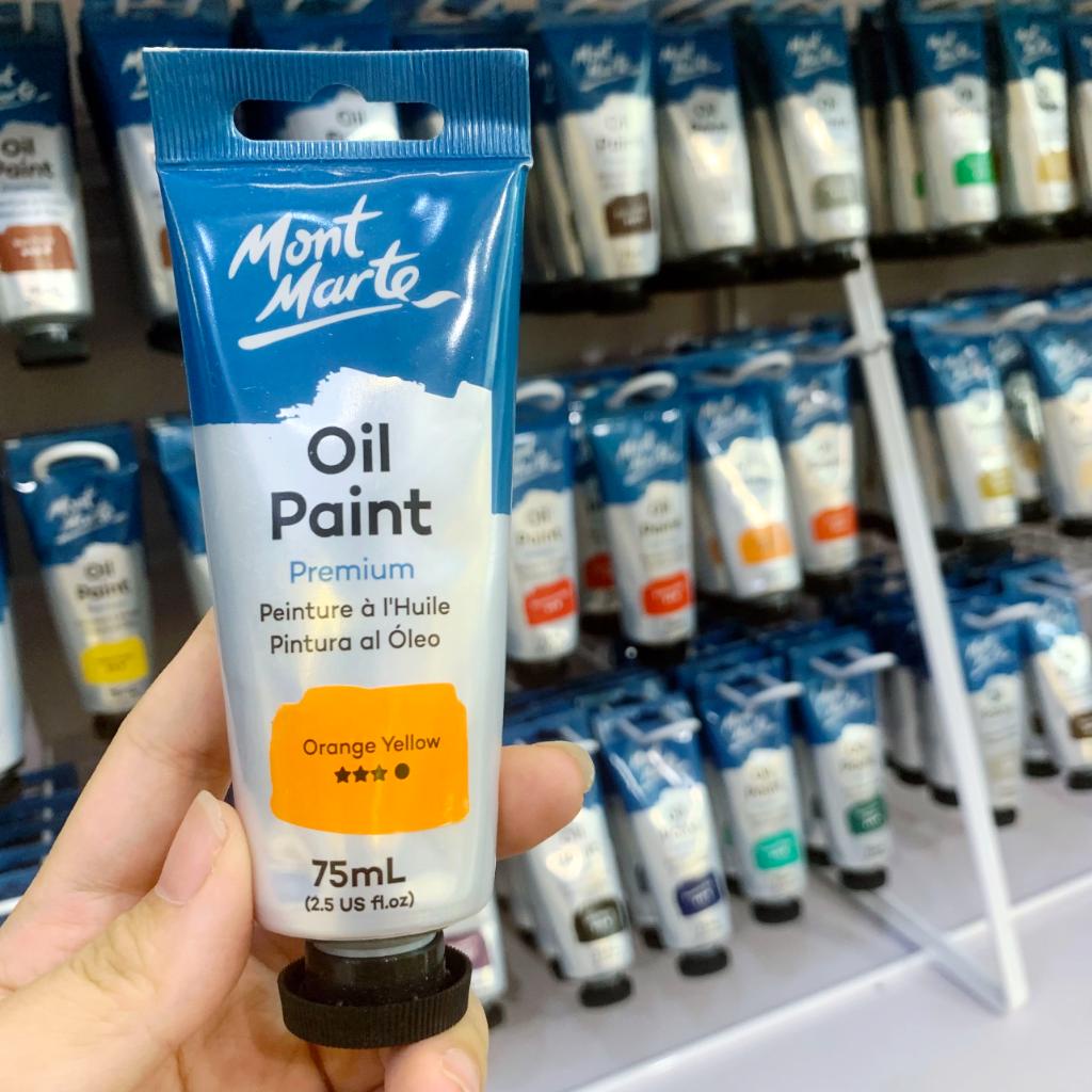 Màu Sơn Dầu Cao Cấp Mont Marte - Oil Color Tuýp 75ml