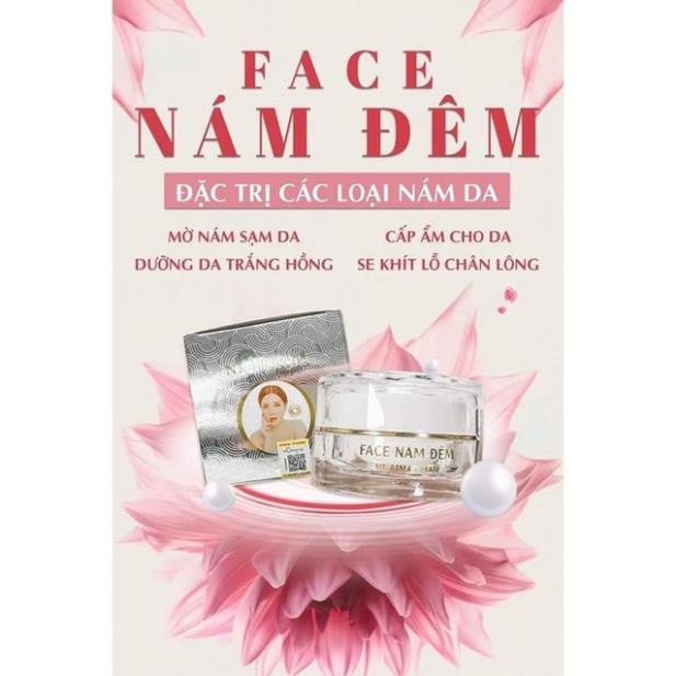 Kem Face Nám Đêm N.COLLAGEN - Dưỡng trắng da, cấp ẩm, mờ nếp nhăn, mụn, nám, tàn nhang