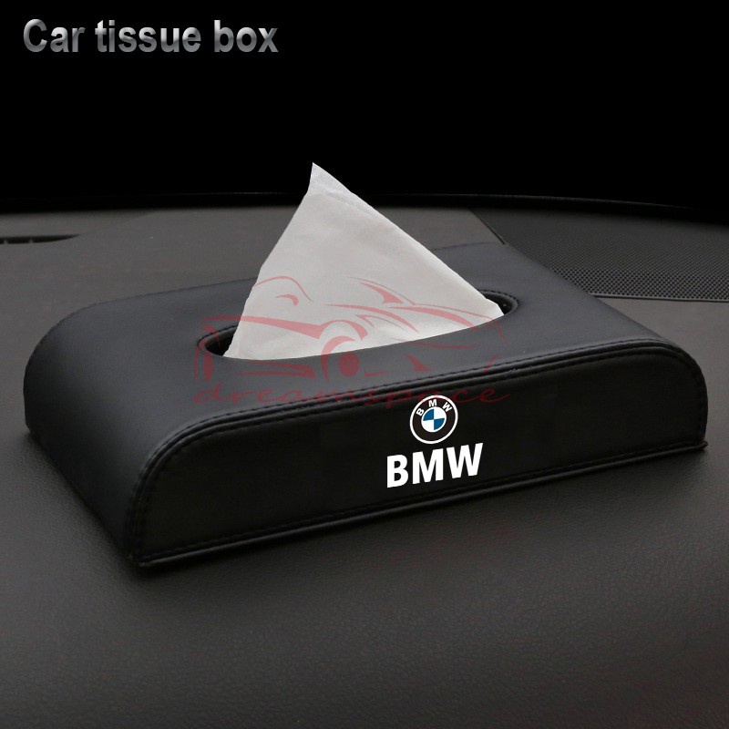 Hộp Đựng Khăn Giấy Bằng Da PU In logo Xe Hơi BMW
