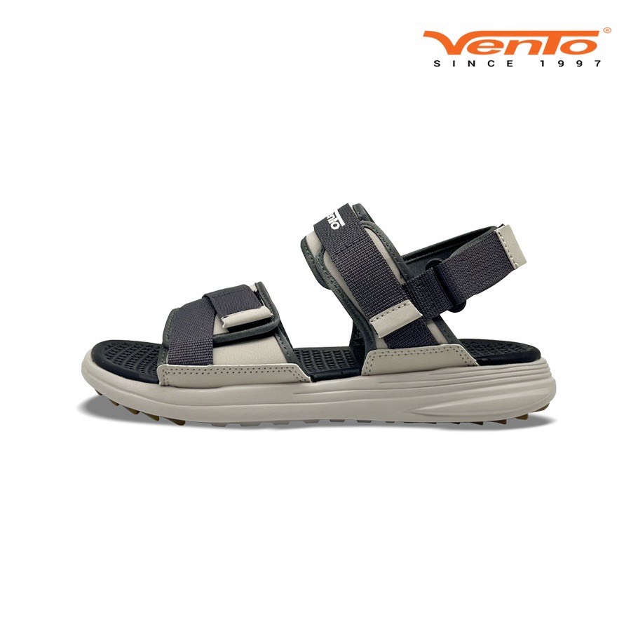 Giày Sandal Vento SD - NB57 Chính Hãng Màu Chàm Trắng - Tro Ghi - Đen Ghi