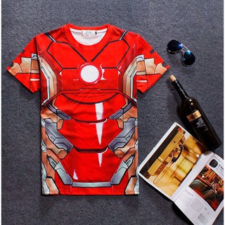 Áo thun Iron man co giãn 4 chiều