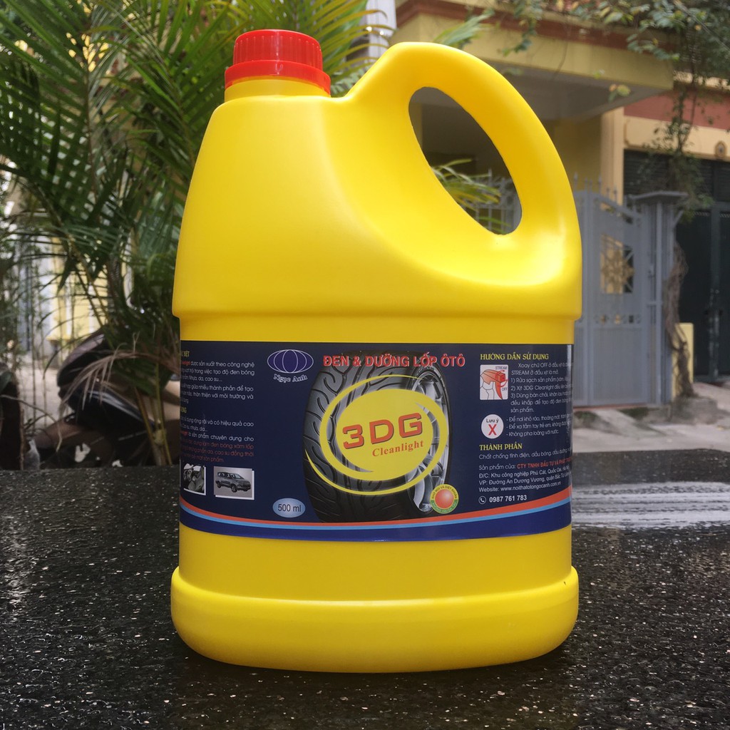 Dưỡng đen, Bảo dưỡng lốp ô tô 3DG - 5L