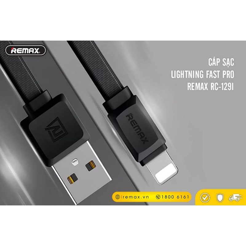 DMTT Cáp sạc Iphone Lightning Fast Pro Remax RC-129i