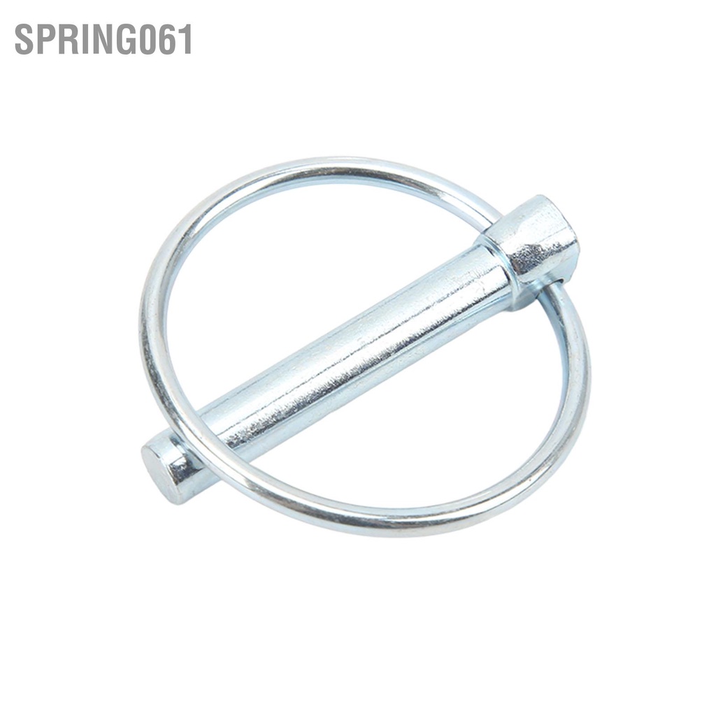 Spring061 10 cái Ghim vòng Kẹp thép carbon Vòng ghim hình tròn liên kết Khóa chốt cho xe đạp tải Xe kéo thuyền Máy