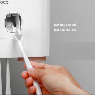 [Freeship] Dụng Cụ Nặn Kem, Treo Bàn Chải, Ly Ecoco Cao Cấp