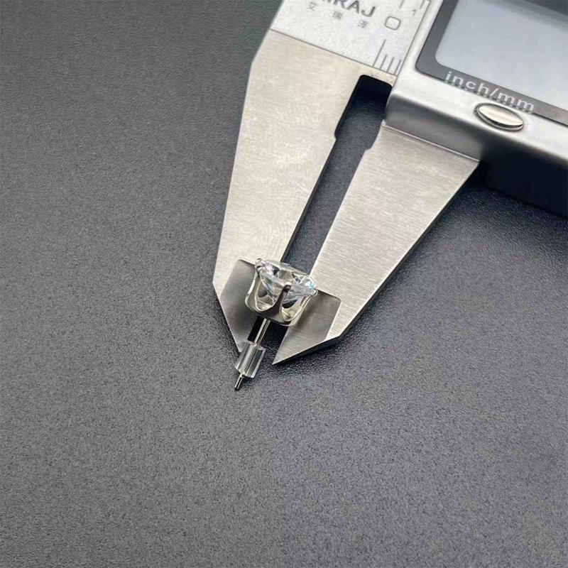 Set 100 nút chốt khuyên tai bằng silicon trong suốt DIY tiện dụng