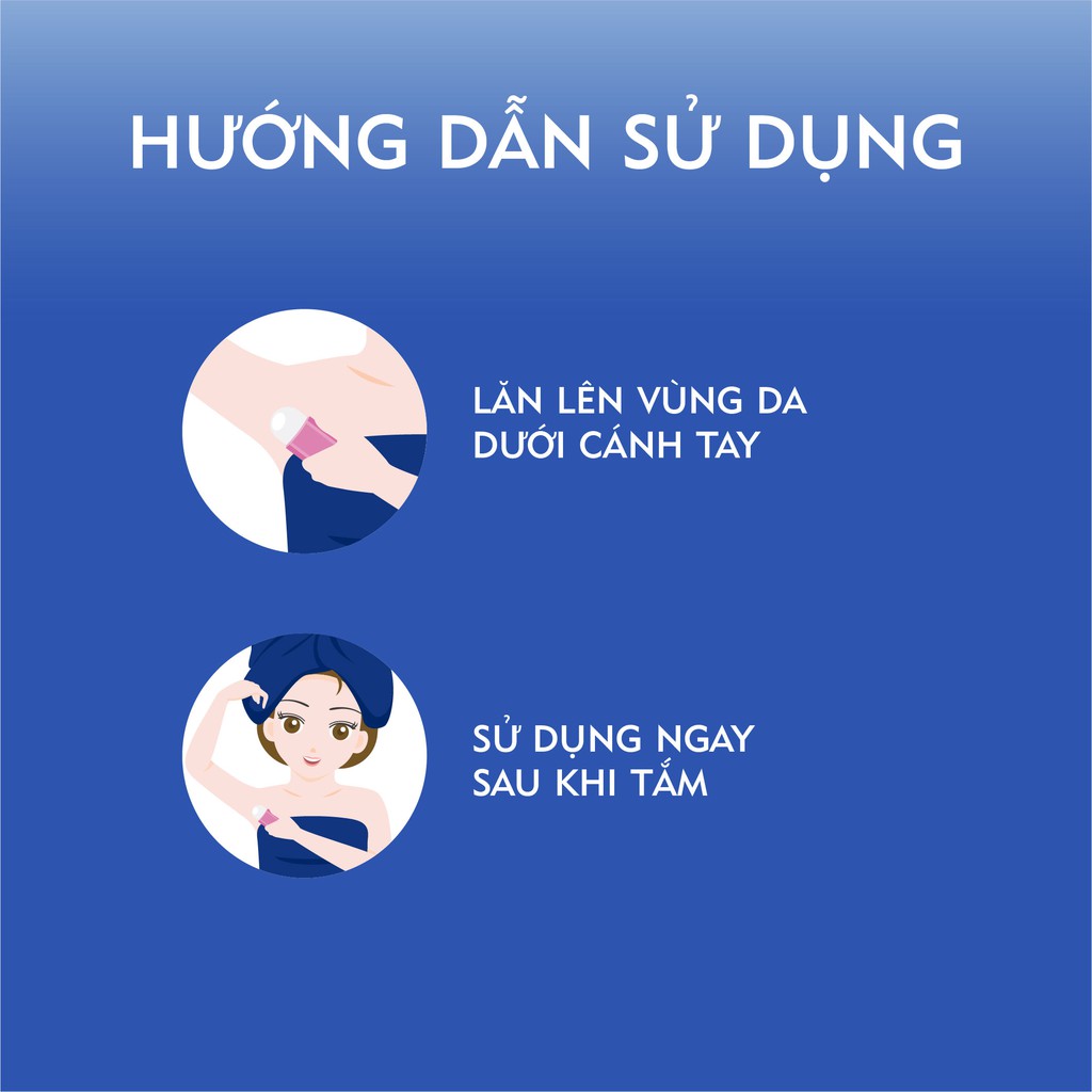 Lăn Ngăn Mùi NIVEA SHAVELESS Ngọc Trai Đẹp Quyến Rũ (50 ml) - 98500