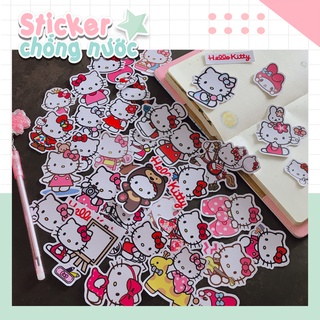 Set sticker Hello kitty hình dán