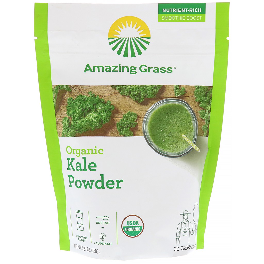 Bột cải xoăn  hữu cơ Amazing Grass 150g