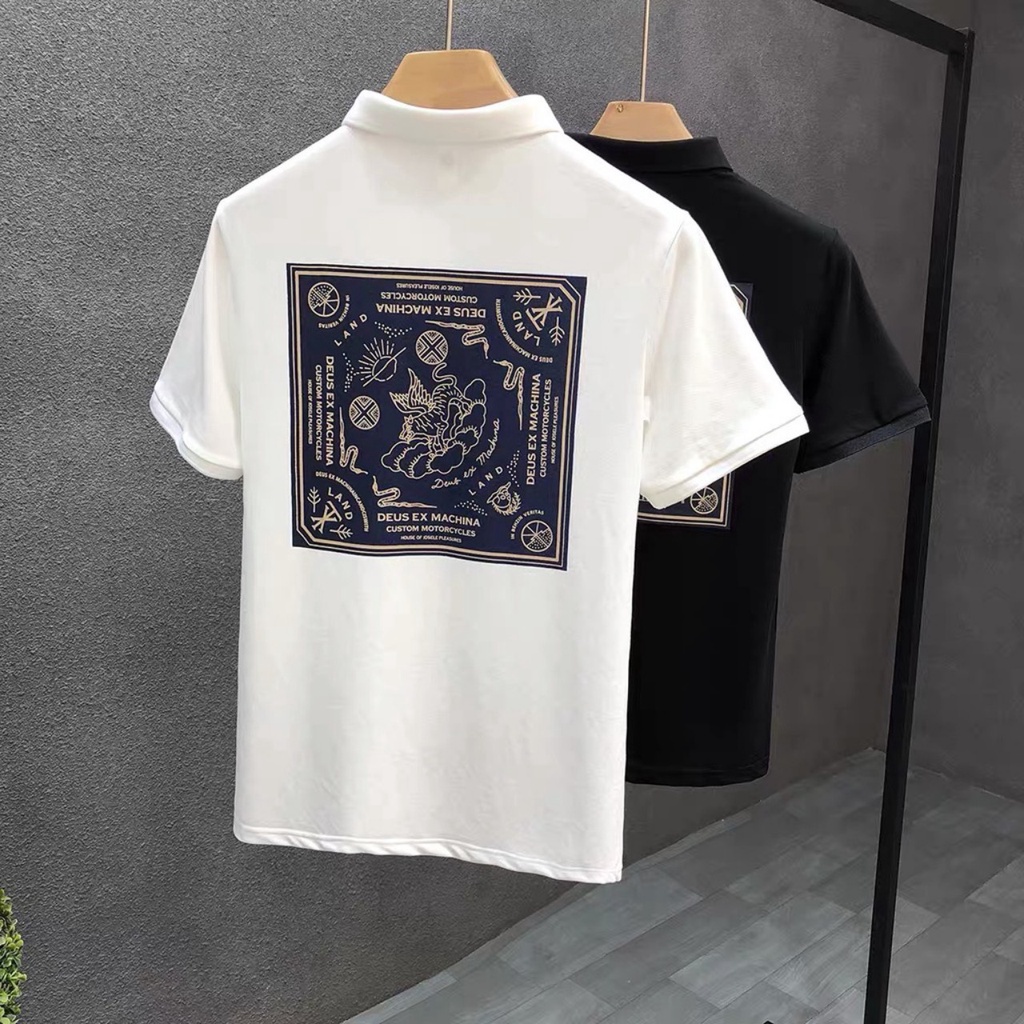 ÁO THUN POLO NAM NỮ TAY NGẮN HỌA TIẾT BỨC HỌA RETRO CỰC CHẤT