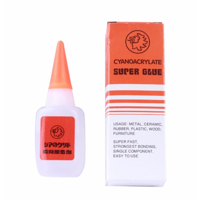 Keo dán 502 siêu dính "CYANOACRYLATE Supper Glue" không tạo khói và trong suốt