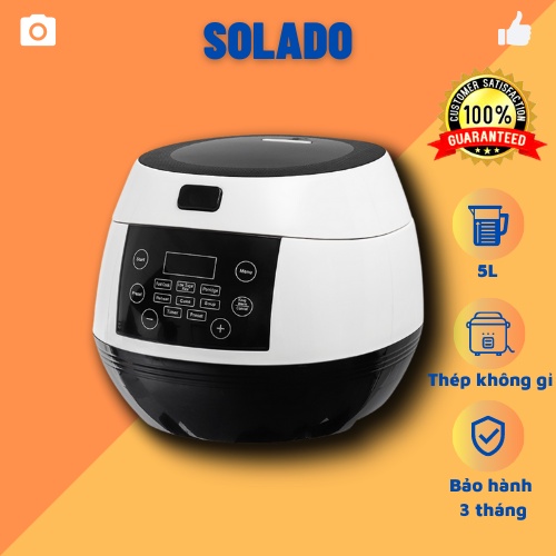 Nồi cơm điện thông minh megahouse 5L tách đường hiện đại SLD26
