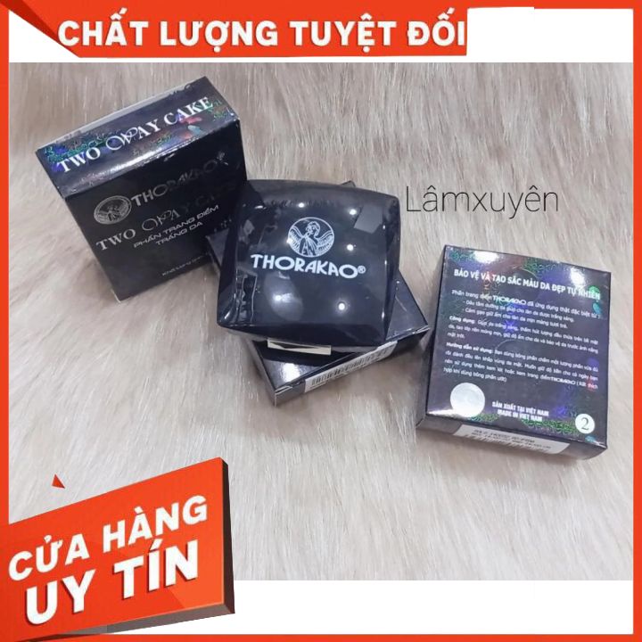 PHẤN TRANG ĐIỂM TRẮNG DA THORAKAO 9G  FREESHIP  kiềm dầu tốt,tạo lớp phủ  mỏng, nâng tông giúp da trắng sáng [tận gốc]