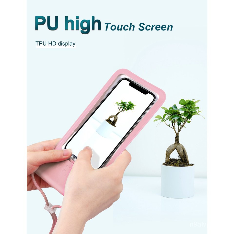 Túi Đựng Điện Thoại Bằng TPU Chống Nước Chống Bụi Chống Rò Rỉ Dùng Khi Đi Bơi