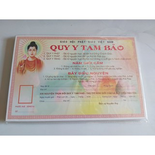 Phái Quy y Tam Bảo ( xấp 50 tấm)
