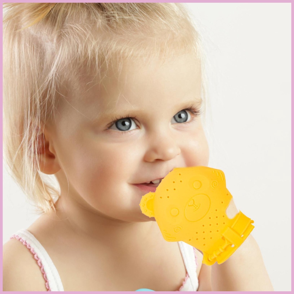 Bao Tay Silicon An Toàn Thực Phẩm Cho Bé Mọc Răng