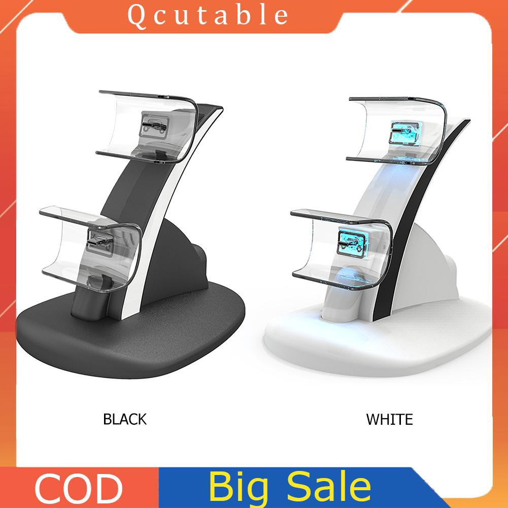 Đế Sạc Kép Không Dây Hbp-253 Có Đèn Cho Ps5