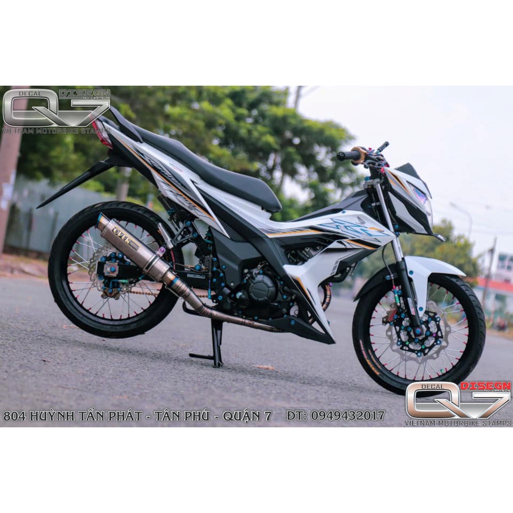 Tem Rời SONIC 150 Trắng - decalq7