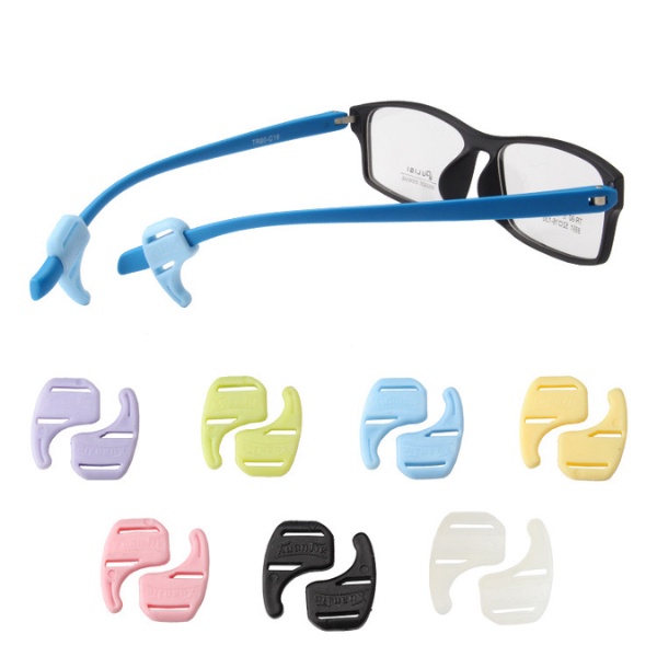 Cài tai silicone chống rơi mắt kính size nhỏ nhiều màu