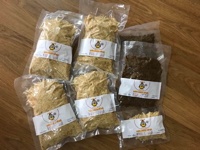 {Hạnh Gà }Ruốc Gà nhà làm  thịt tươi 500gr