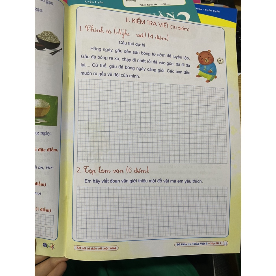 Sách - Đề kiểm tra tiếng việt 2 học kì 1