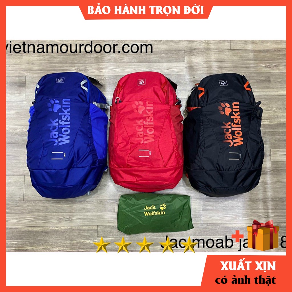 Balo nam nữ du lịch Jack wolfskin  MOAB JAM 18 - balo phượt - balo trekking - hiking - leo núi⚡️ [ HÀNG XUẤT DƯ ]