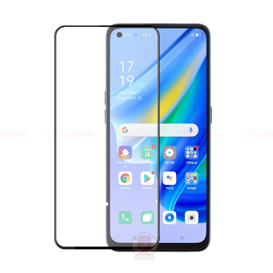 Kính Cường Lực Oppo A95 4G 5G 21D Trong Suốt Full Màn Chống Nước Chống Xước Chống Va Đập Handtown