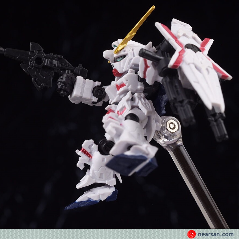 Unicorn gundam red ver mobile suit ensemble 01 bandai mse 1