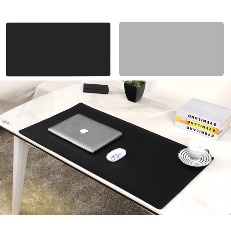 Miếng Lót Bàn Làm Việc DeskPad Da Cỡ Lớn 120x60 Kiêm Bàn Di Chuột Máy Tính Mouse Pad Chống Nước Cao Cấp