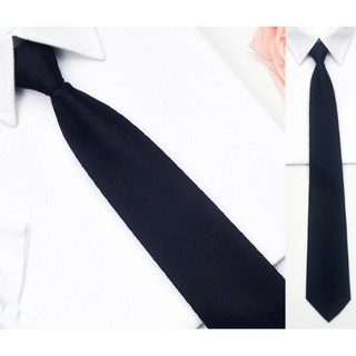 1 cái 8cm dây kéo cà vạt polyester màu rắn