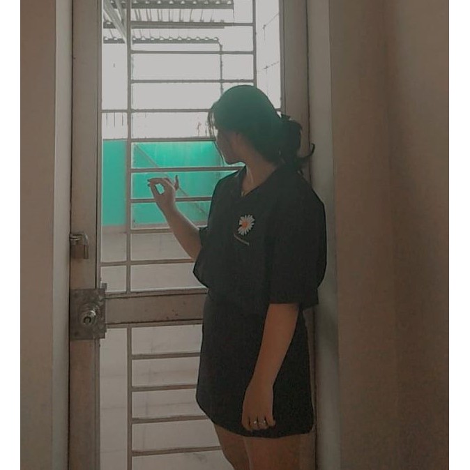 Áo sơ mi Đen Hoa Cúc | BigBuy360 - bigbuy360.vn