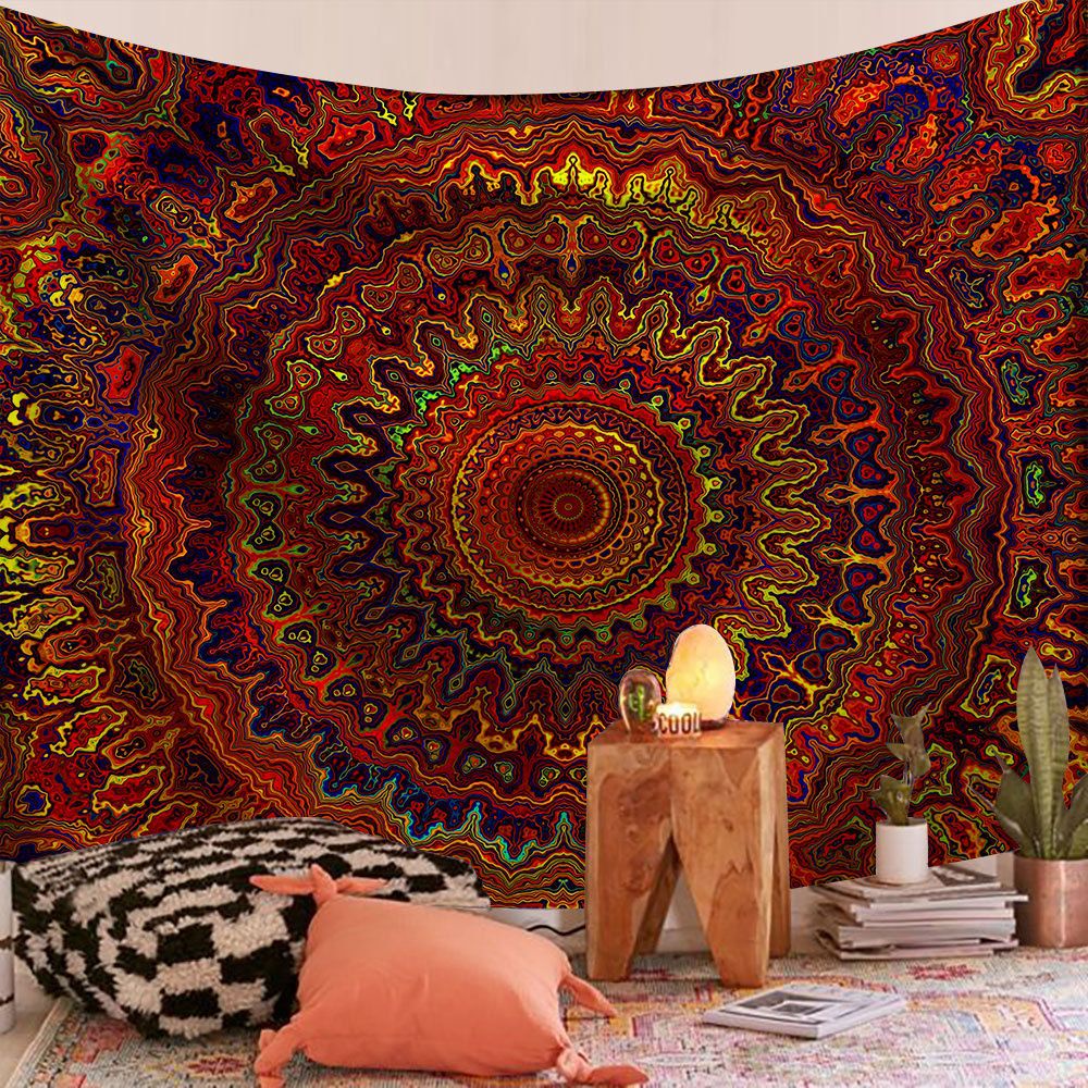 Thảm Treo Tường Họa Tiết Mandala Phong Cách Bohemian