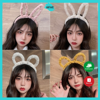 Bờm tai gấu, bờm tai thỏ dễ thương ❤️freeship❤️ bờm lông thỏ siêu mềm đủ 8 màu ngọt ngào
