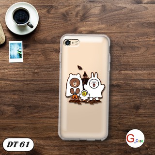 Ốp lưng dẻo trong in hình cho IPhone 6 Plus