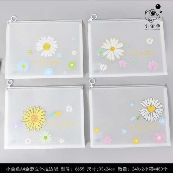 Túi đựng bài kiểm tra khoá Zip A5