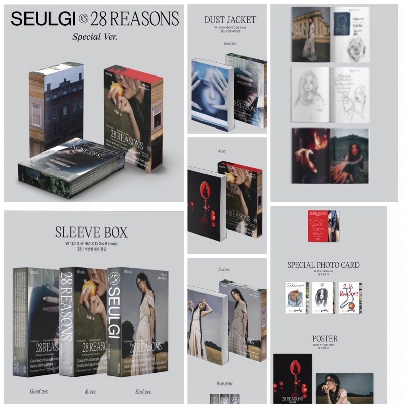 BỘ ẢNH 28 REASONS- SEULGI CHÍNH HÃNG