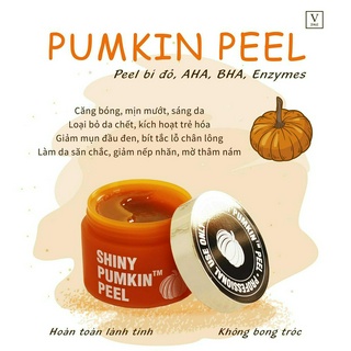 Peel da bí đỏ - FAU Shiny Pumpkin Peel - Peel da sinh học tại nhà an toàn