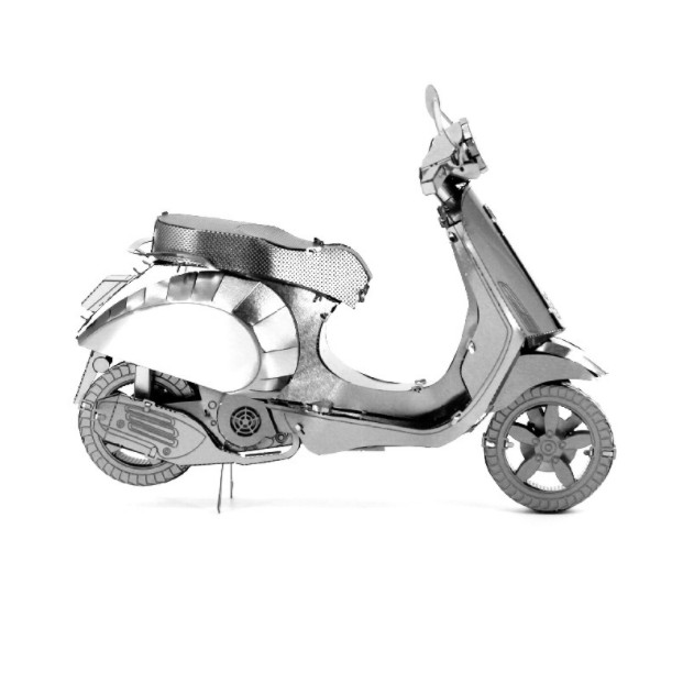 Mô hình 3D kim loại chưa lắp ráp mô phỏng xe Vespa 125, cực đẹp