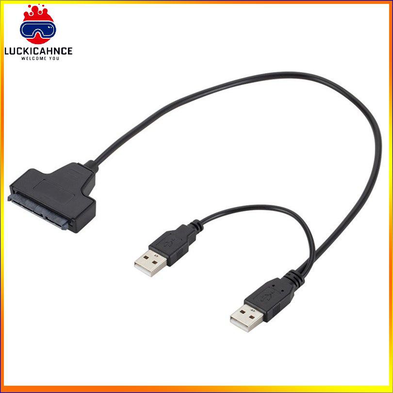 Dây Cáp Chuyển Đổi Usb 2.0 Sata 7 + 15pin Sang Usb 2.0 Cho Ổ Cứng 2.5 Hdd Laptop | BigBuy360 - bigbuy360.vn