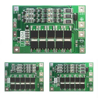 Mạch bảo vệ pin 3S 60A - 12.6V - Sạc cân bằng