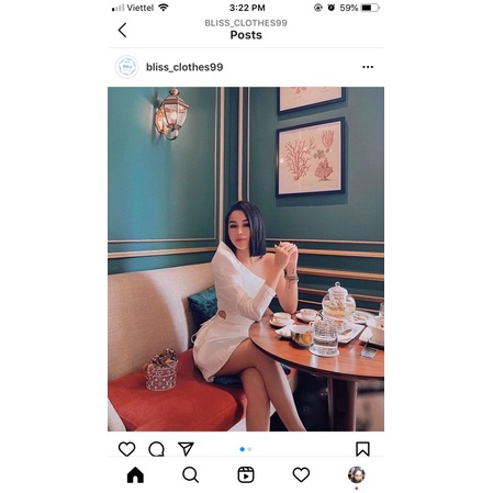 Váy Trắng lệch vai tiểu thư